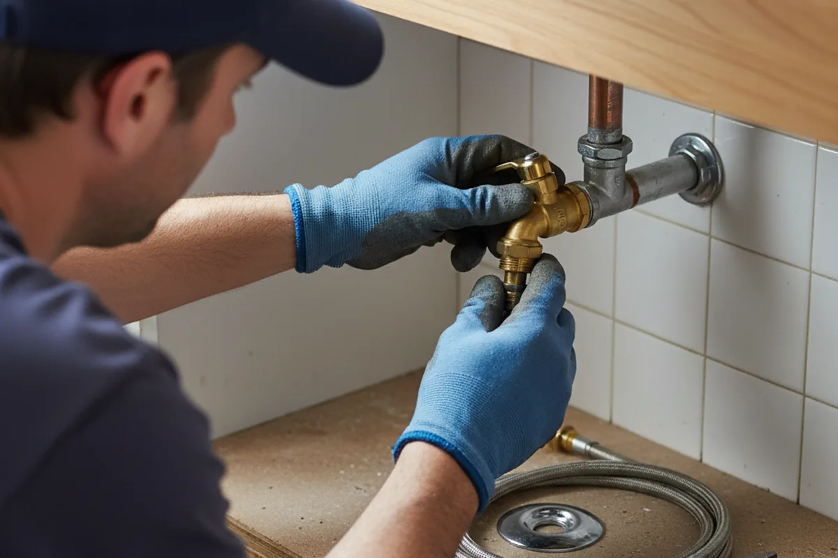 Shutoff valve and fitting work during Emergency Plumbing in Kings Mills